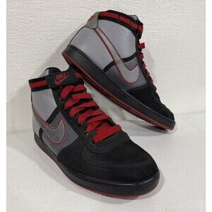 Nike Vandal High Size 13 317173-008 Black Stealth Red
